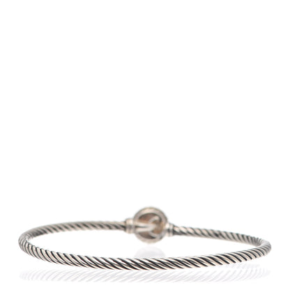 David Yurman Sterling Silver Turquoise 3mm Chatelaine Bracelet 3 of 4