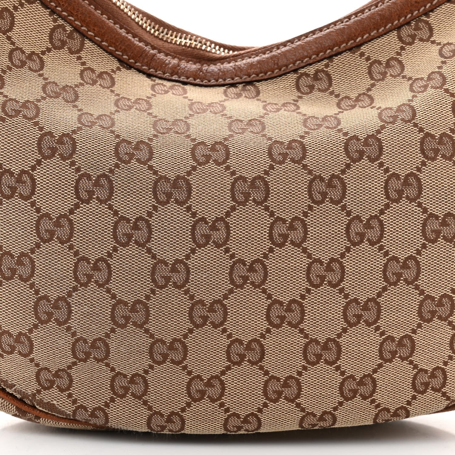 Gucci Monogram Bamboo Ring Hobo Brown 8 of 12