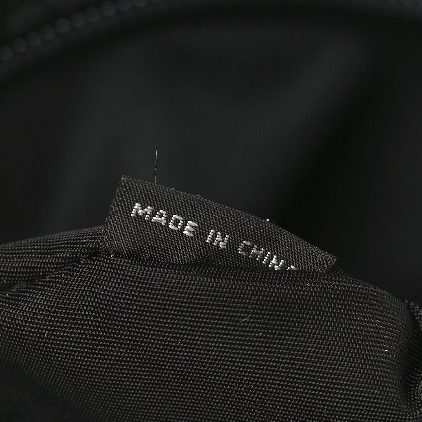 Tessuto Nylon Saffiano Belt Bag Black