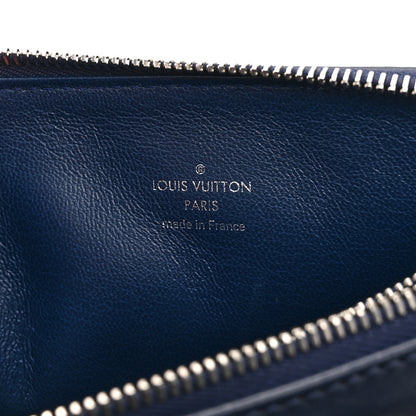 Louis Vuitton Lambskin Embossed Monogram Coussin PM Denim Blue 15 of 21