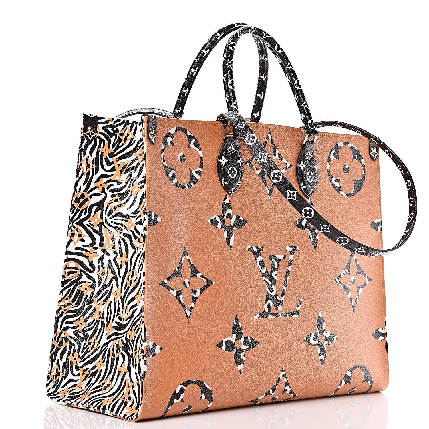 Louis Vuitton Monogram Giant Jungle Onthego GM Ivory 3 of 9