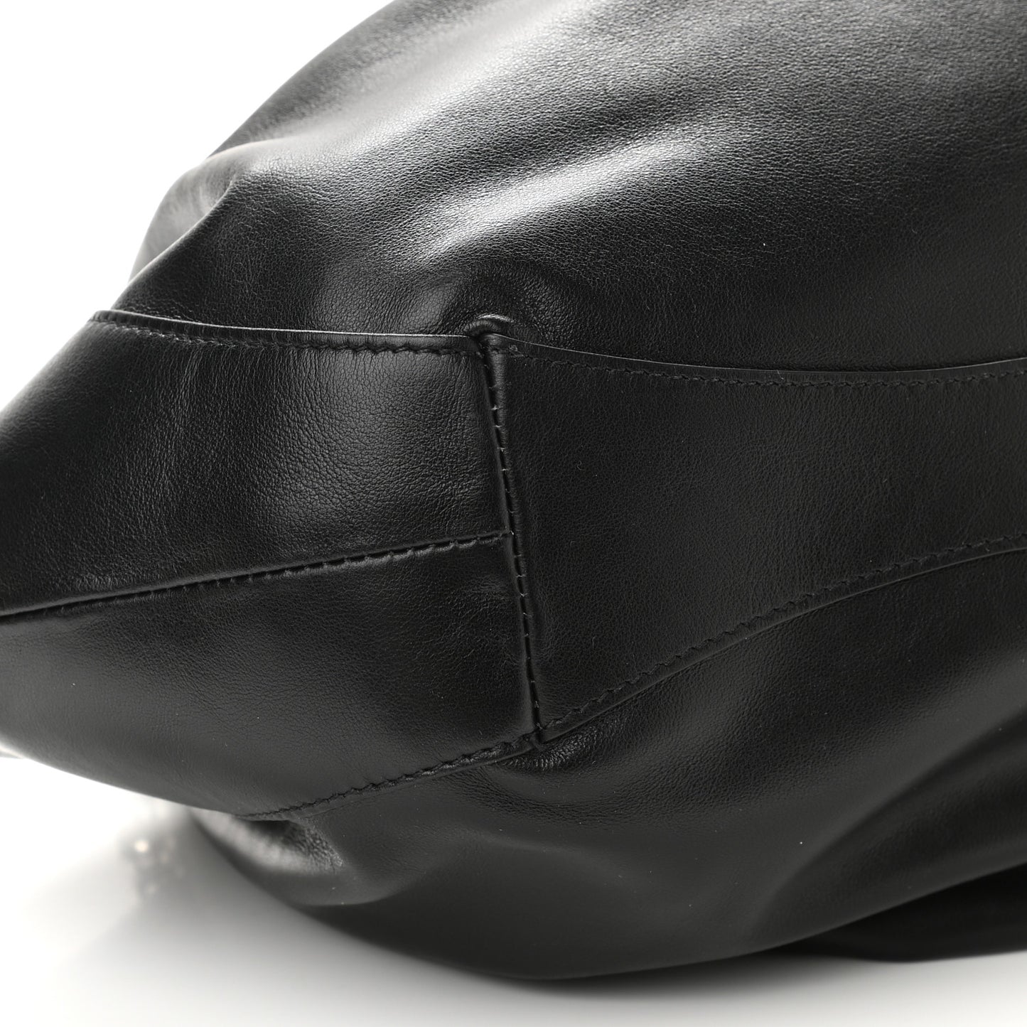 Calfskin Kenny Shoulder Bag Black