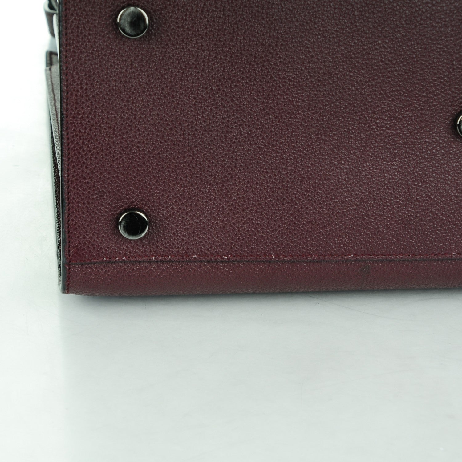 Saint Laurent Grained Calfskin Small Classic Sac De Jour Armaranto 12 of 13