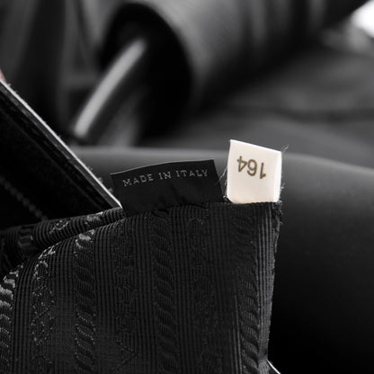 Prada Tessuto Nylon Saffiano Viaggio Carry On Travel Bag Black 7 of 7