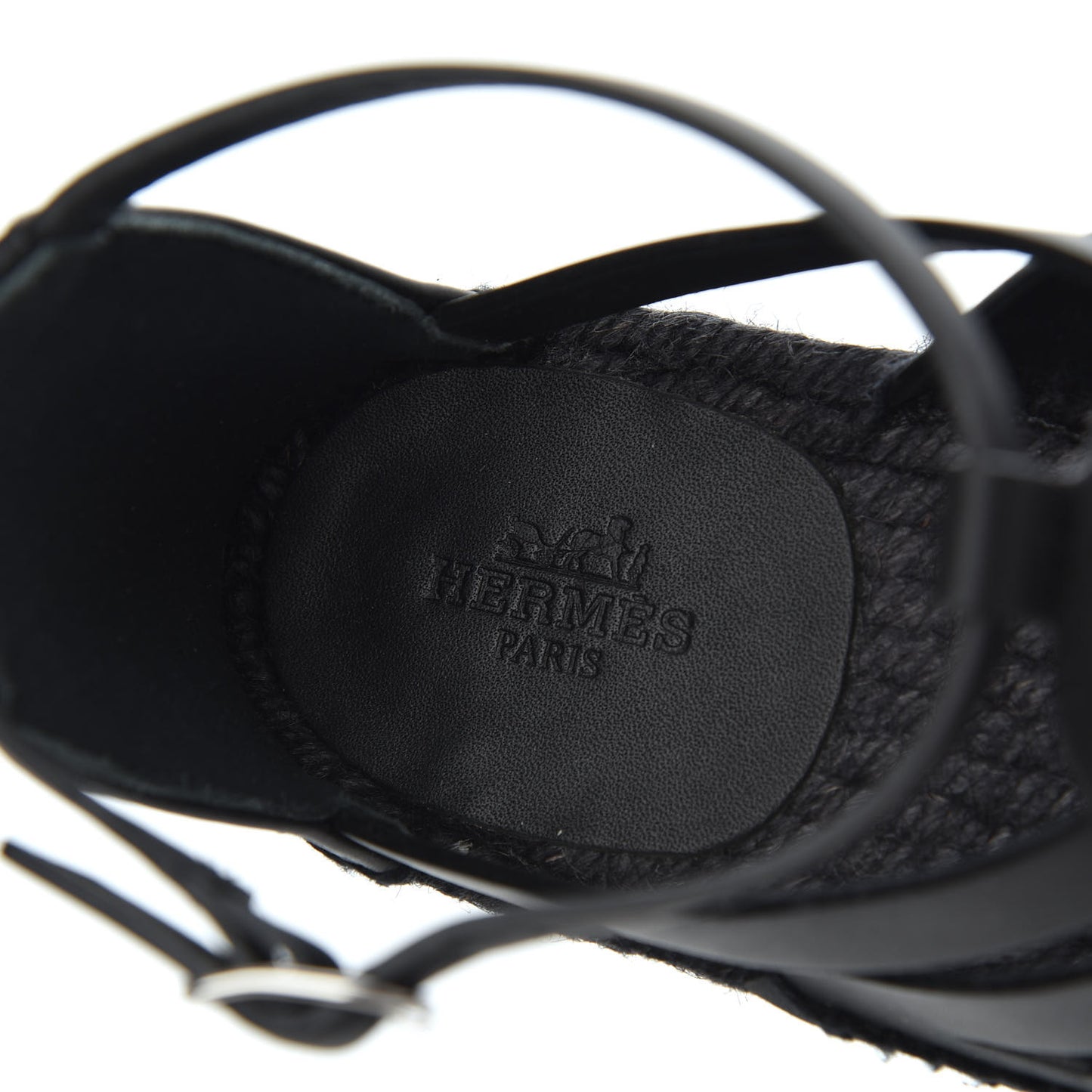 Calfskin Costanza Espadrilles 39 Black