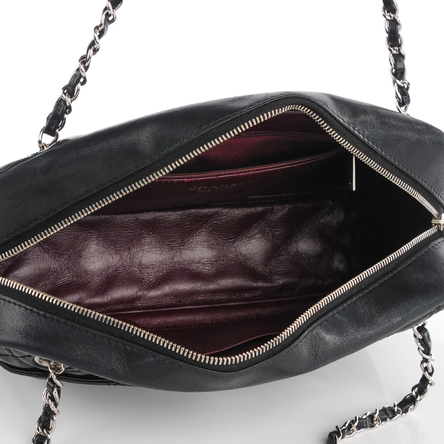 Chanel Lambskin Quilted Medium Camera Case Black 5 of 7