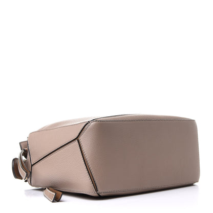 Loewe Grained Calfskin Small Puzzle Bag Sand Mink 4 of 13