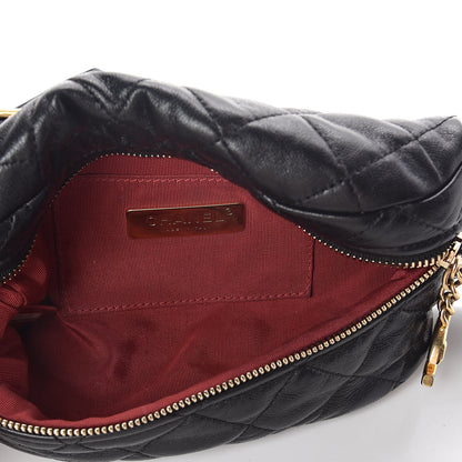 Chanel Lambskin Quilted Waist Belt Bag Fanny Pack Black 5 of 10