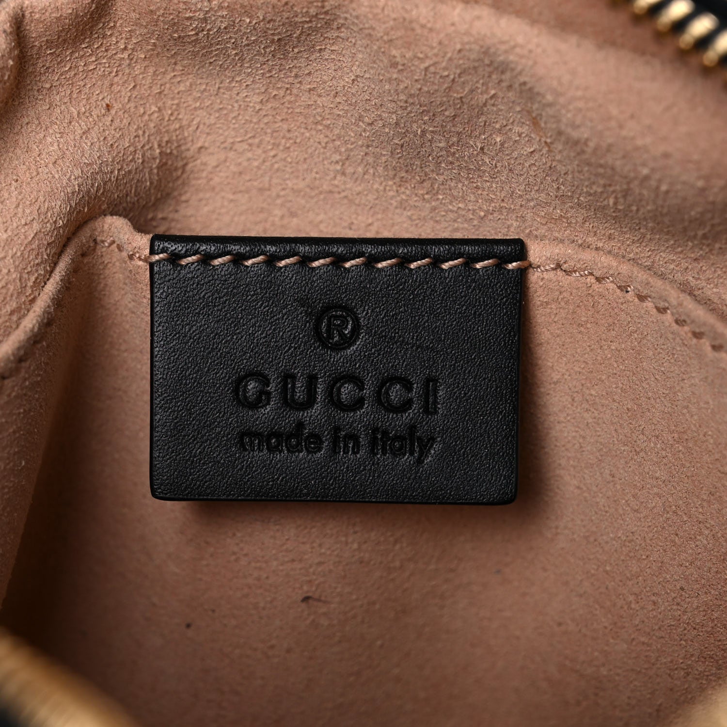 Gucci Suede Patent Web Mini Ophidia Shoulder Bag Black 6 of 14