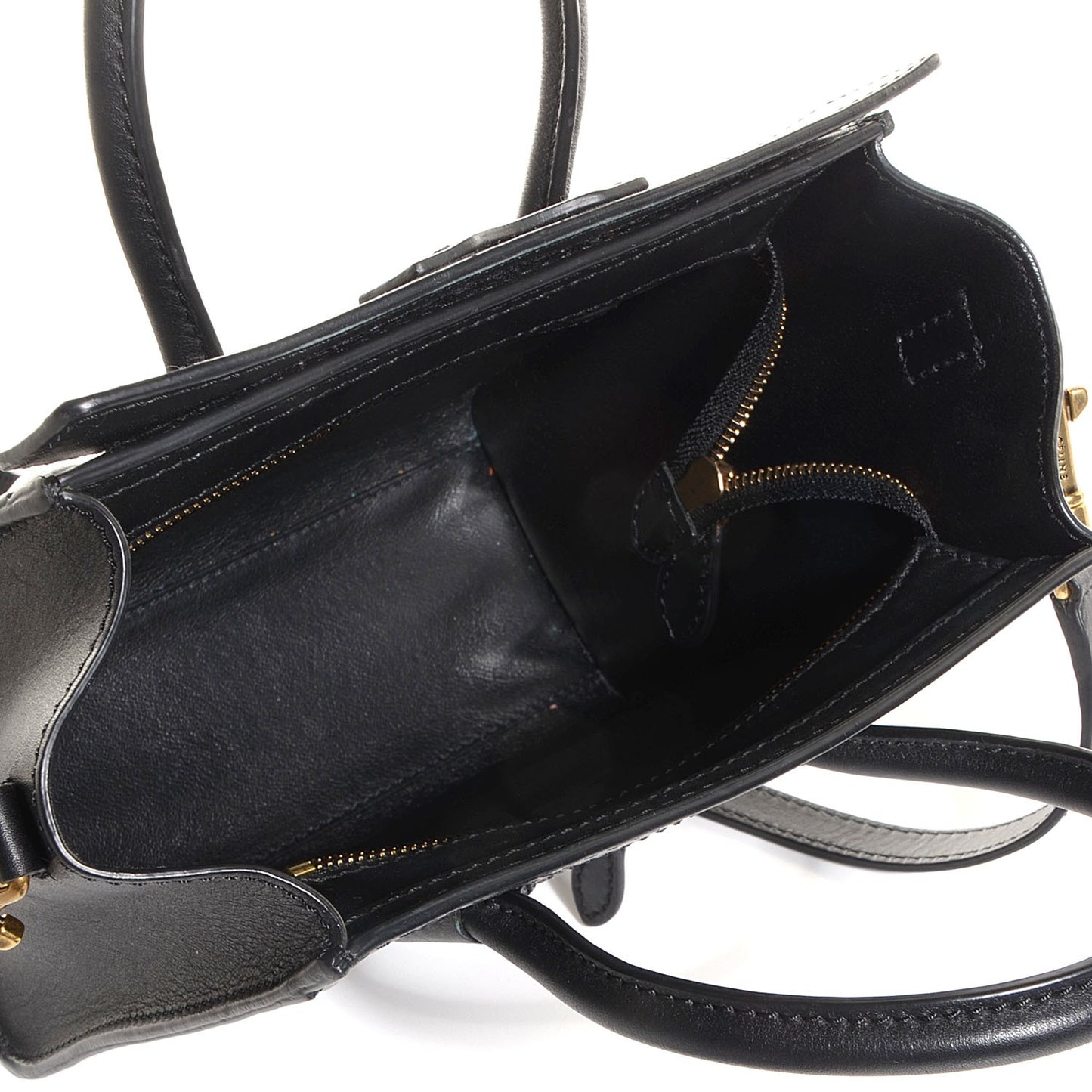 Smooth Calfskin Nano Luggage Black