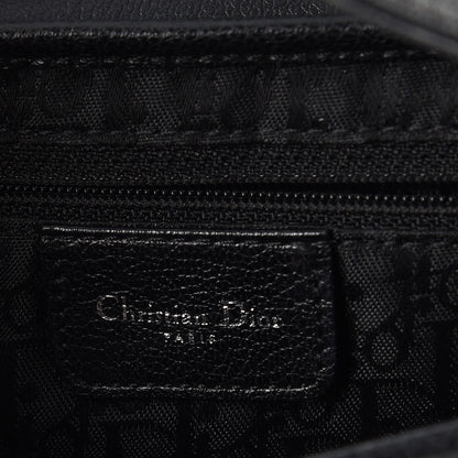 Christian Dior Calfskin Saddle Bag Black 6 of 9