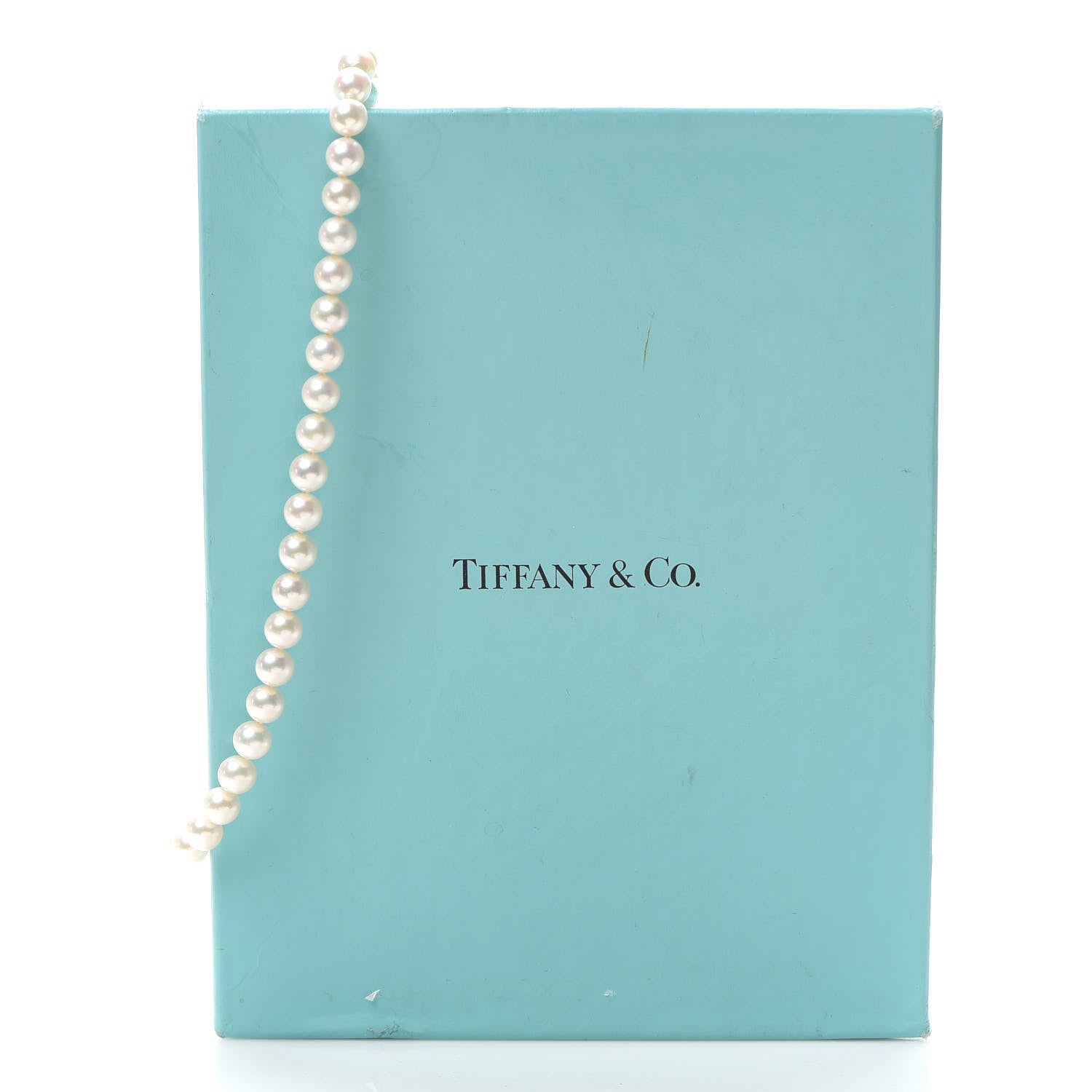 Tiffany 18K Yellow Gold Akoya Pearl 7.5mm Signature Strand Necklace 7 of 7