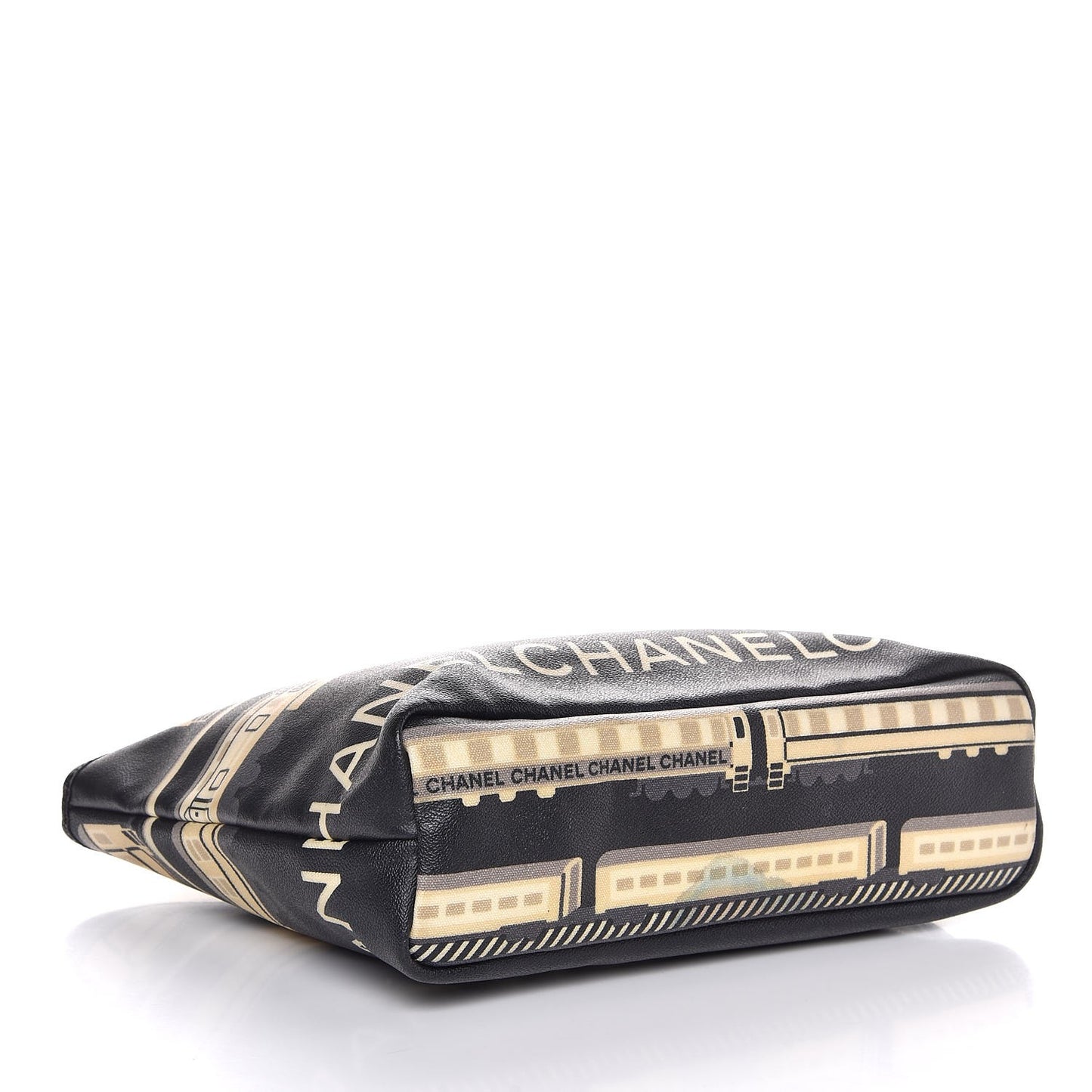 Coated Canvas Le Train Bag Black