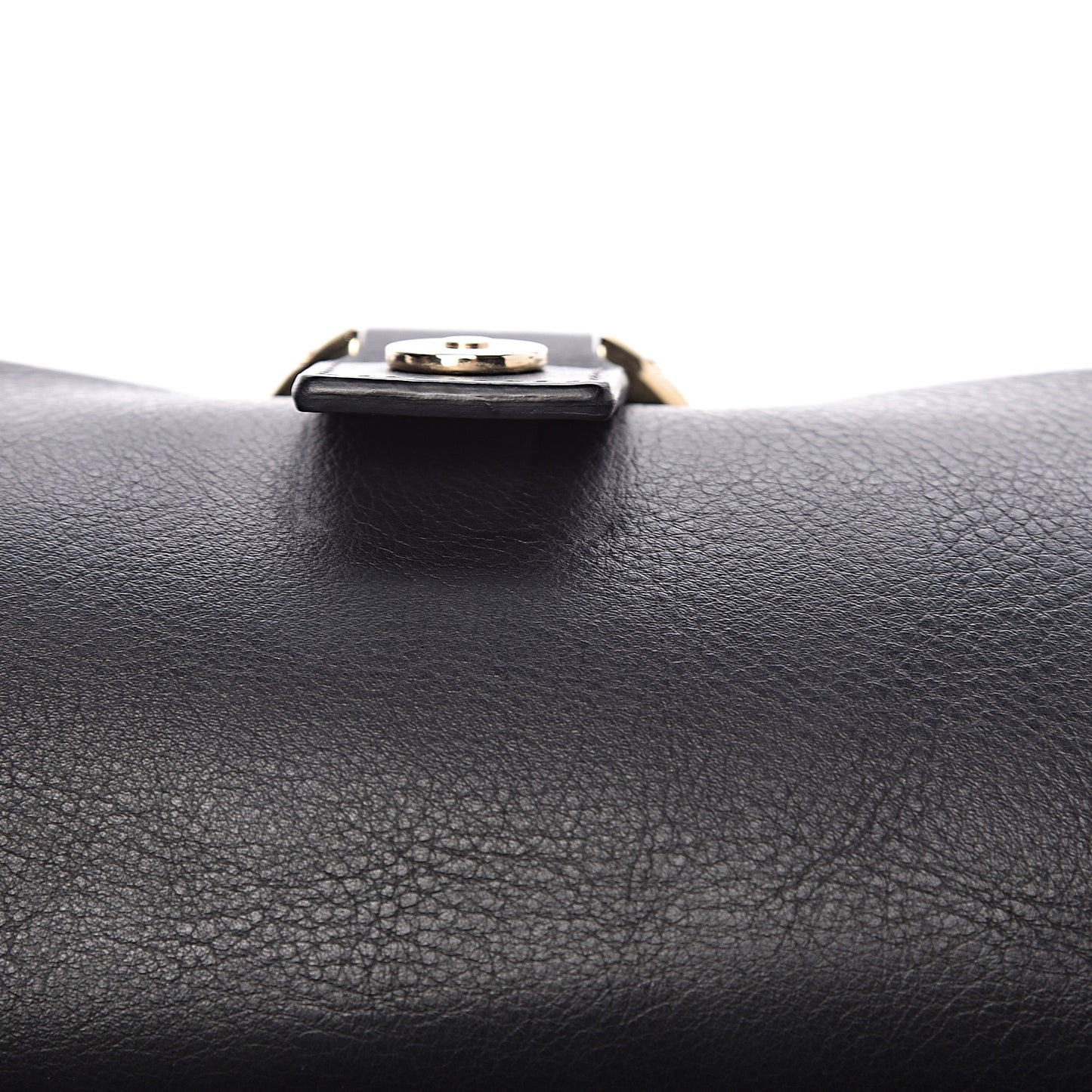 Suede Calfskin Medium Faye Shoulder Bag Black