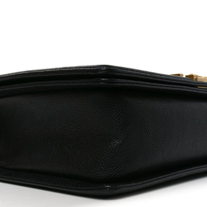 Chanel Caviar Quilted New Medium Boy Flap Black 8 of 9