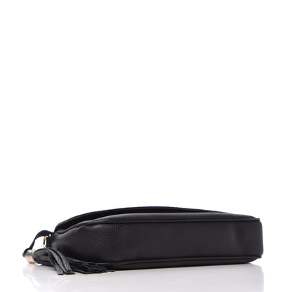 Gucci Pebbled Calfskin Medium Soho Flap Crossbody Black 4 of 10