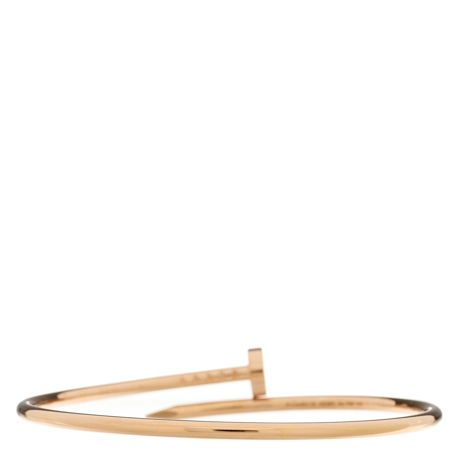 Cartier 18K Pink Gold Small Juste Un Clou Bracelet 16 3 of 4