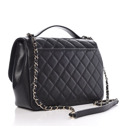 Chanel Caviar Quilted Large Business Affinity Flap Black 3 of 9