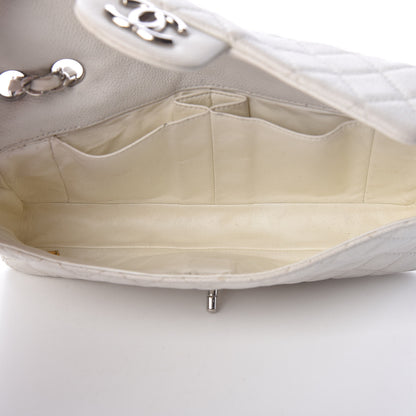Chanel Soft Caviar Quilted East West Flap White 6 of 31