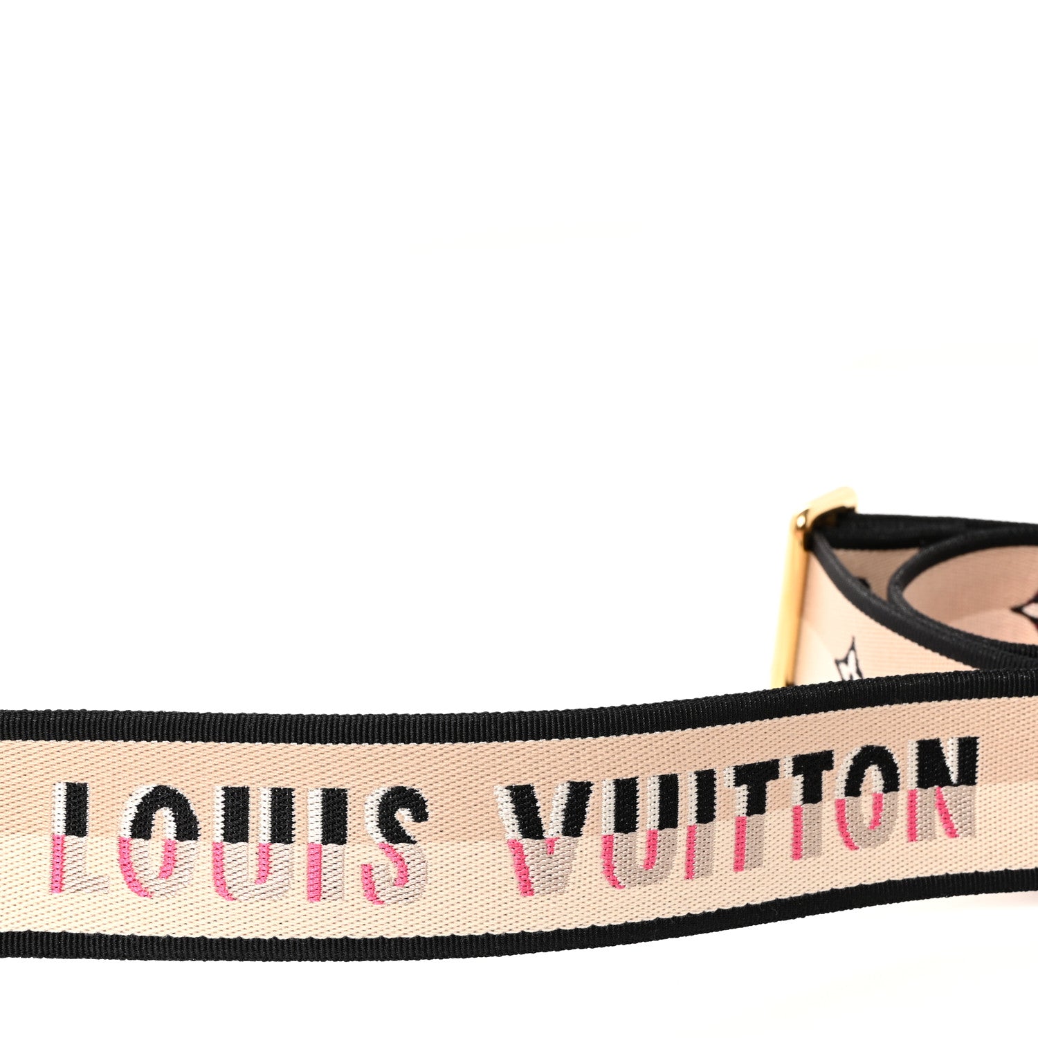 Louis Vuitton Jacquard Speedy Bandouliere 20 Shoulder Strap Black 3 of 4
