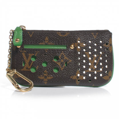 Louis Vuitton Monogram Perforated Key Pouch Green 1 of 7