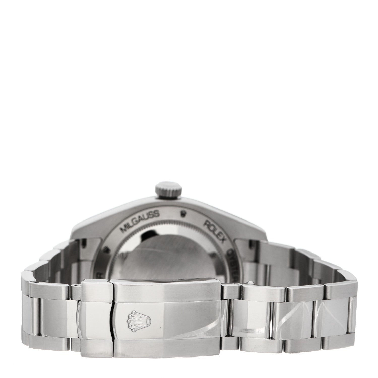 Rolex Stainless Steel 40mm Oyster Perpetual Milgauss Watch Bright Black 116400 3 of 5