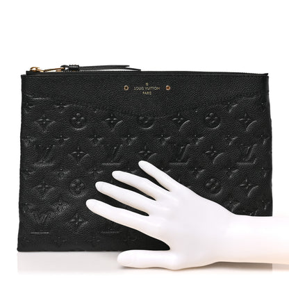 Louis Vuitton Empreinte Daily Pouch Black 2 of 6