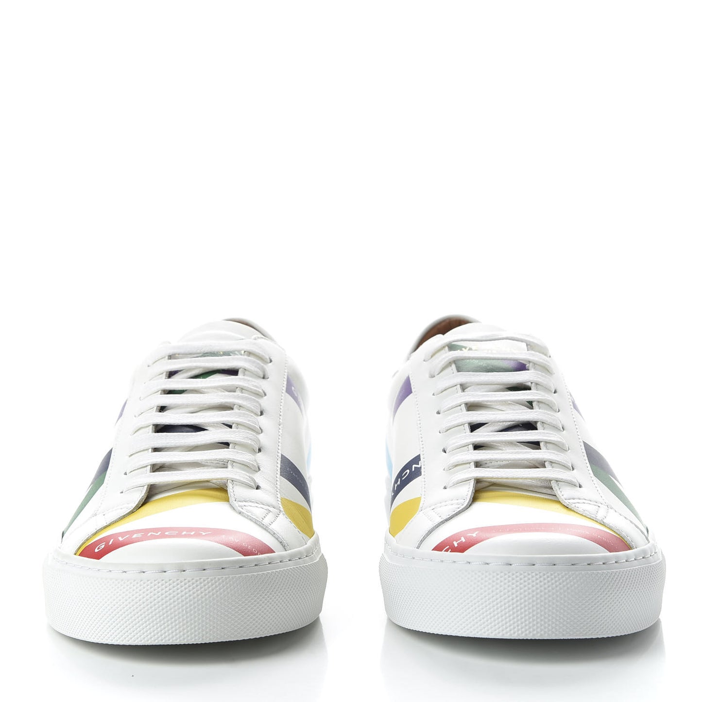 Calfskin Logo Tape Womens Urban Street Sneakers 41 White