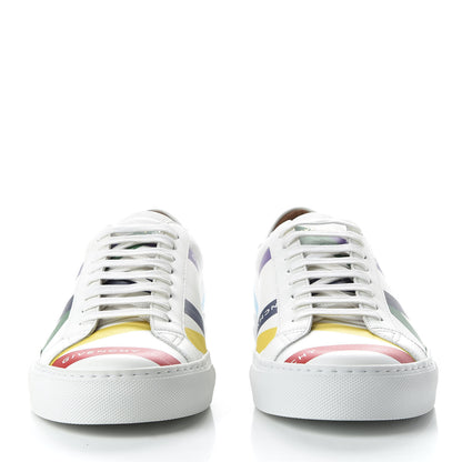 Givenchy Calfskin Logo Tape Womens Urban Street Sneakers 41 White 2 of 10