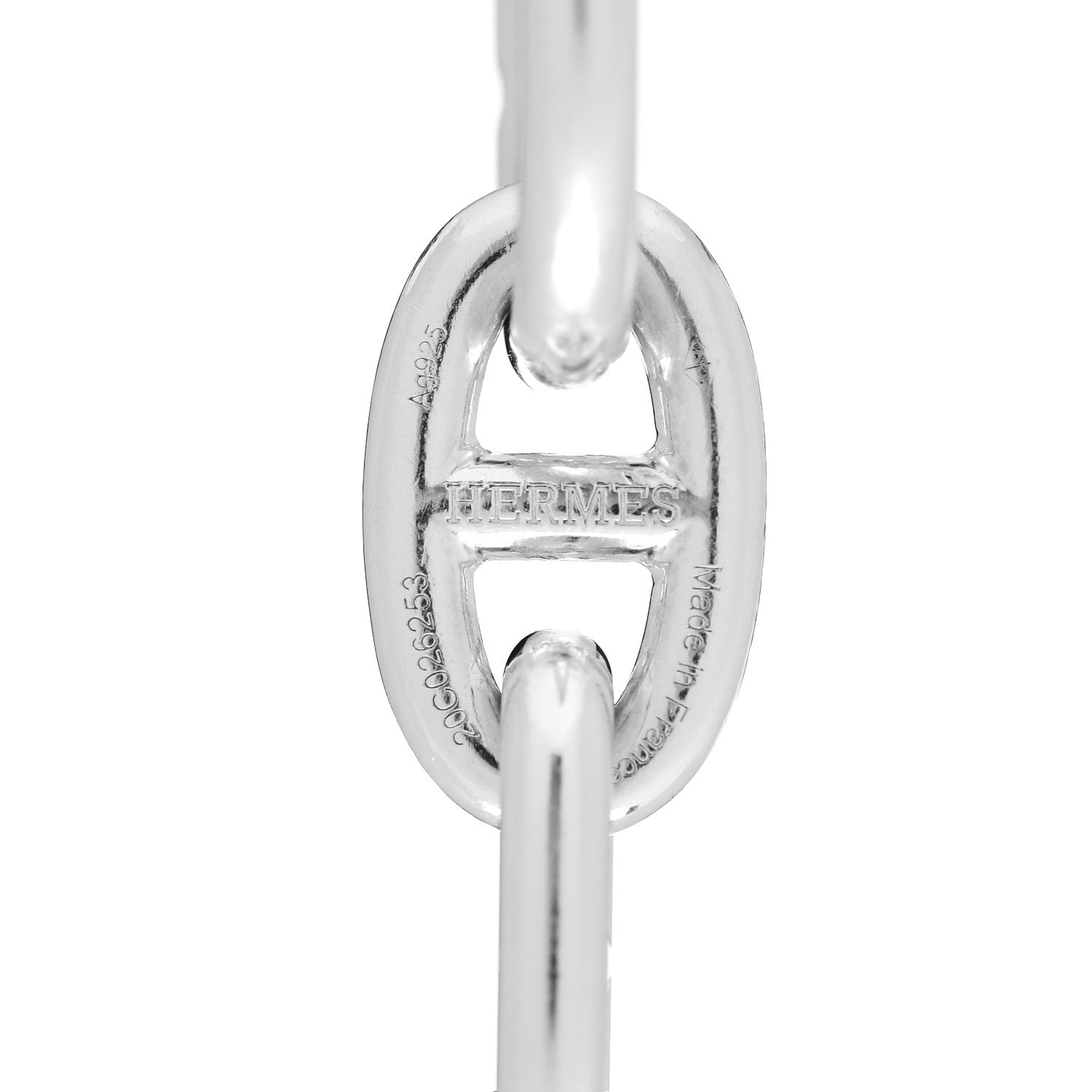 Hermes Sterling Silver MM Chaine d'Ancre Bracelet 4 of 5