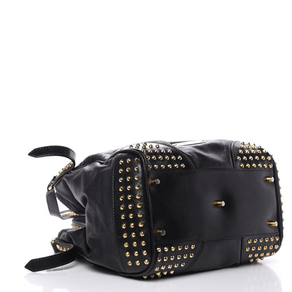 Burberry Lambskin Bridle Studs Small Canterbury Tote Black 4 of 16