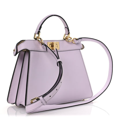 Fendi Vitello Seta Shiny Nappa Dancing Girls Inlay Small Peekaboo I SEE U Satchel Anemone Multicolor 3 of 12