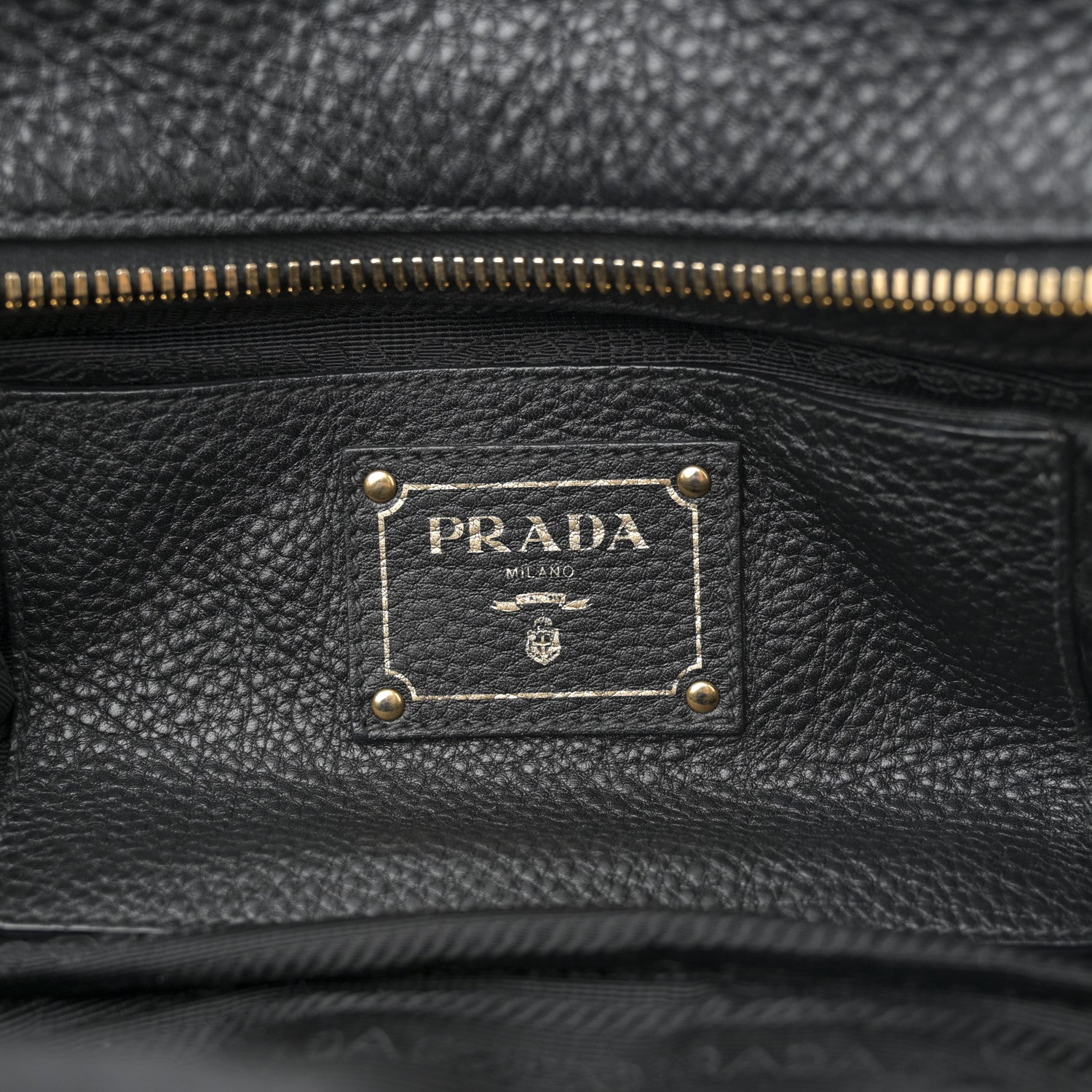 Prada Vitello Daino Bauletto Black 6 of 12