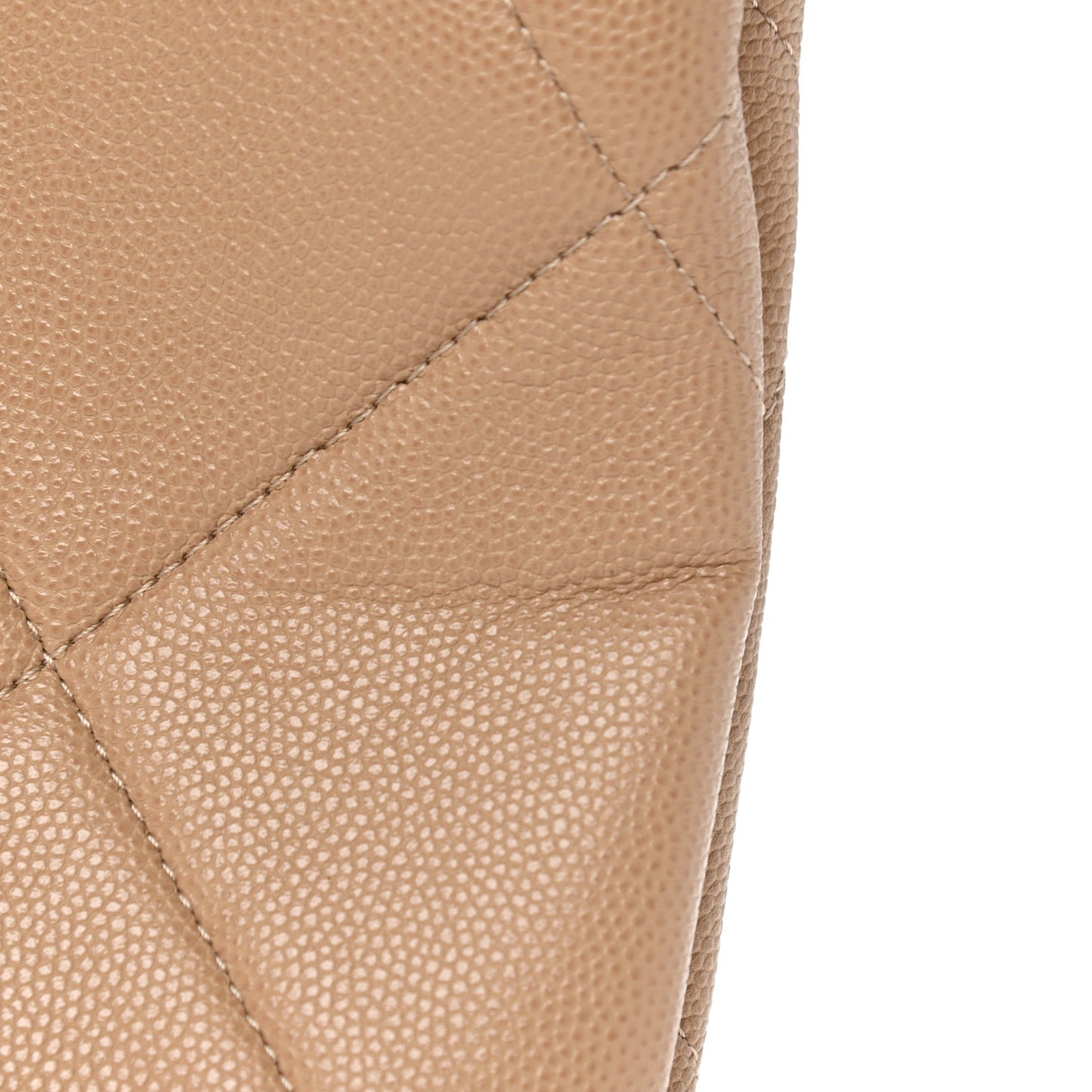 Caviar A Real Catch Clutch Beige