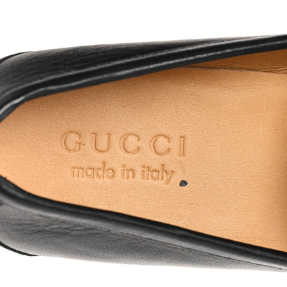 Gucci Agnello Plonge Granada Kid Mens Zumi Loafers 6 Black 8 of 10
