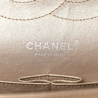 Chanel Metallic Lambskin Quilted Jumbo Double Flap Gold 5 of 17