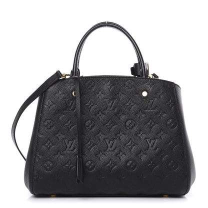 Louis Vuitton Empreinte Montaigne MM Black 1 of 9