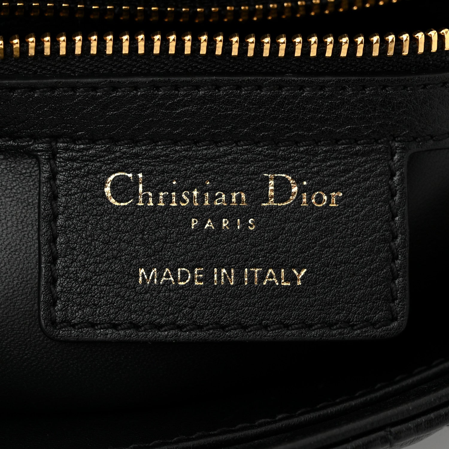 Christian Dior Calfskin Cannage Small Caro Bag Black 6 of 10