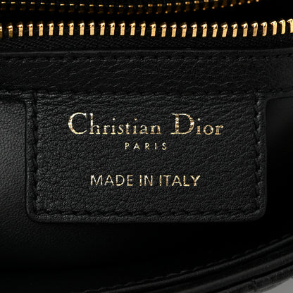 Christian Dior Calfskin Cannage Small Caro Bag Black 6 of 10