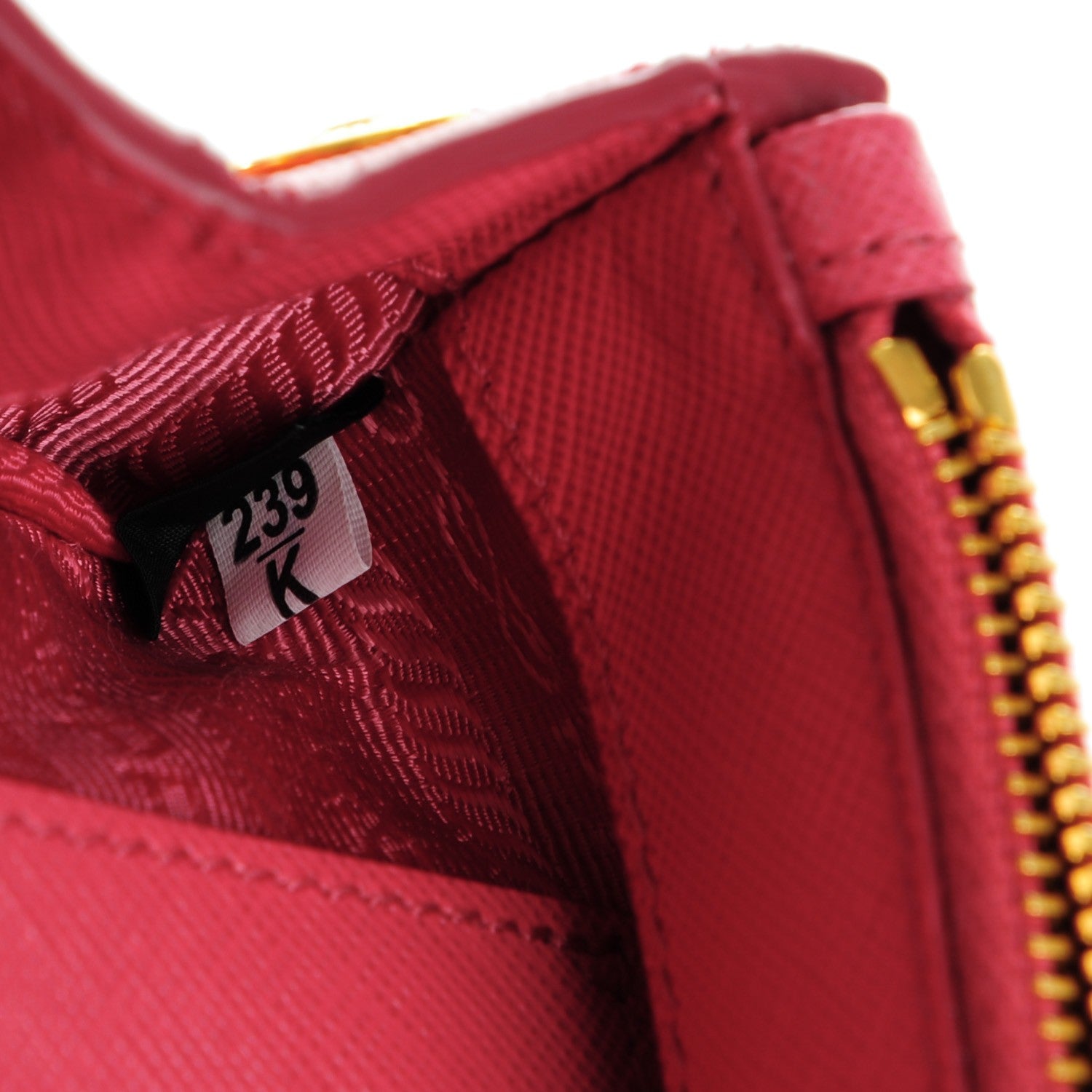 Prada Saffiano Lux Micro Galleria Double Zip Tote Peonia 8 of 8