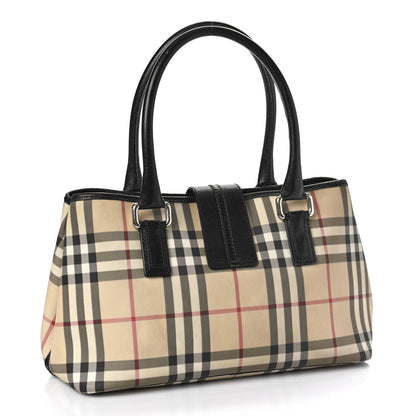 Burberry House Check Buckle Tote Black 2 of 12