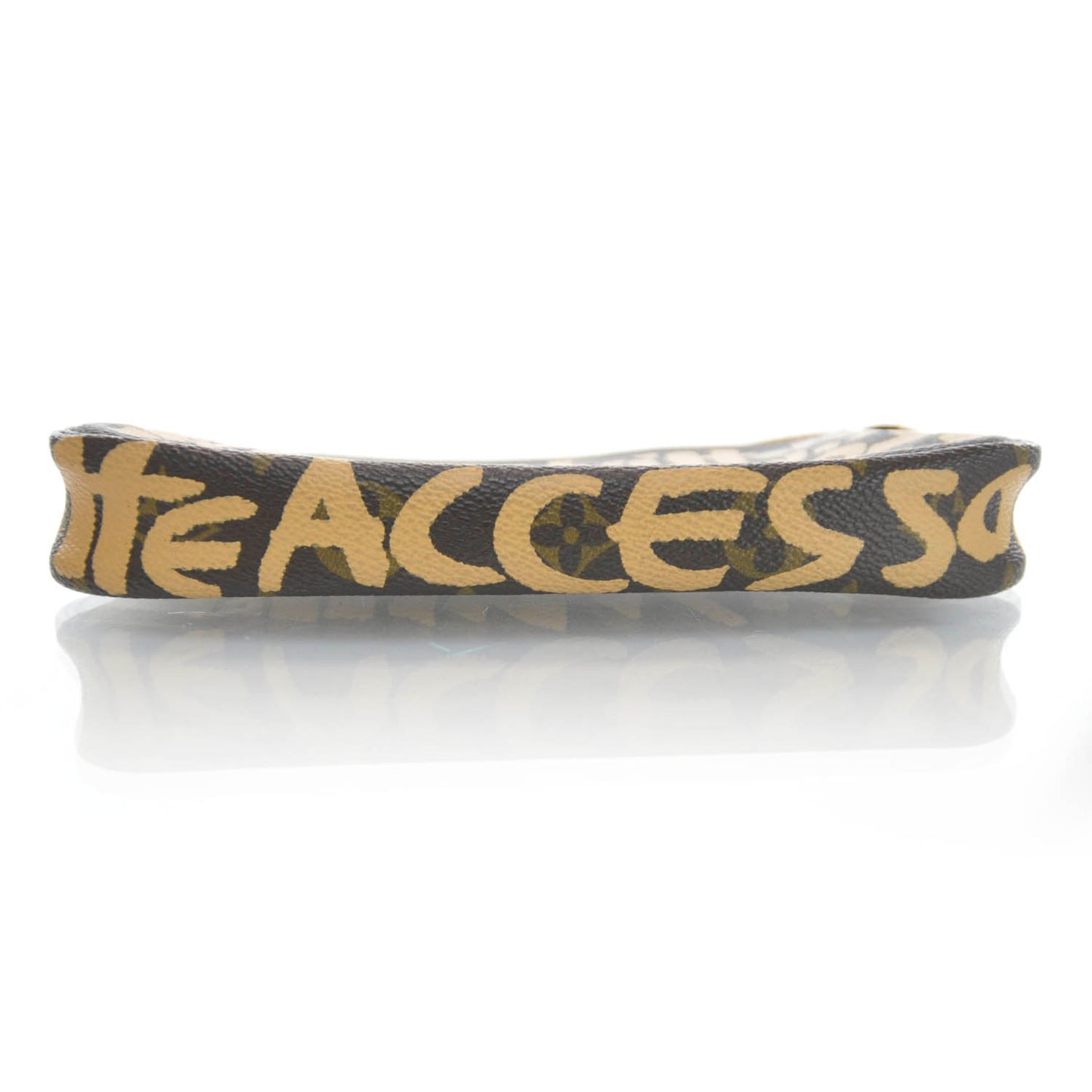 Monogram Graffiti Pochette Accessories Peach