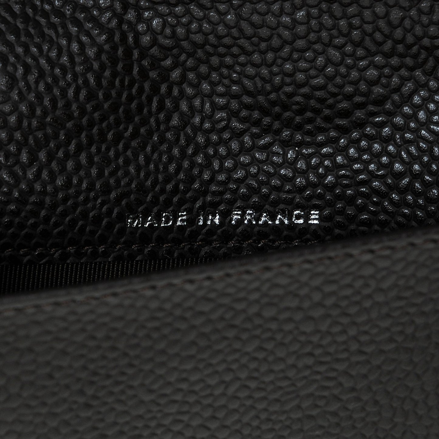 Caviar Quilted Medium Agenda Cover Dark Brown