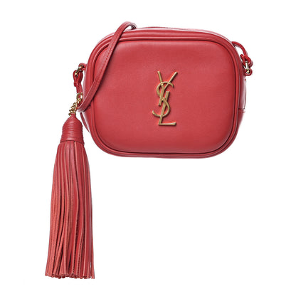 Saint Laurent Nappa Monogram Blogger Bag New Red 1 of 8