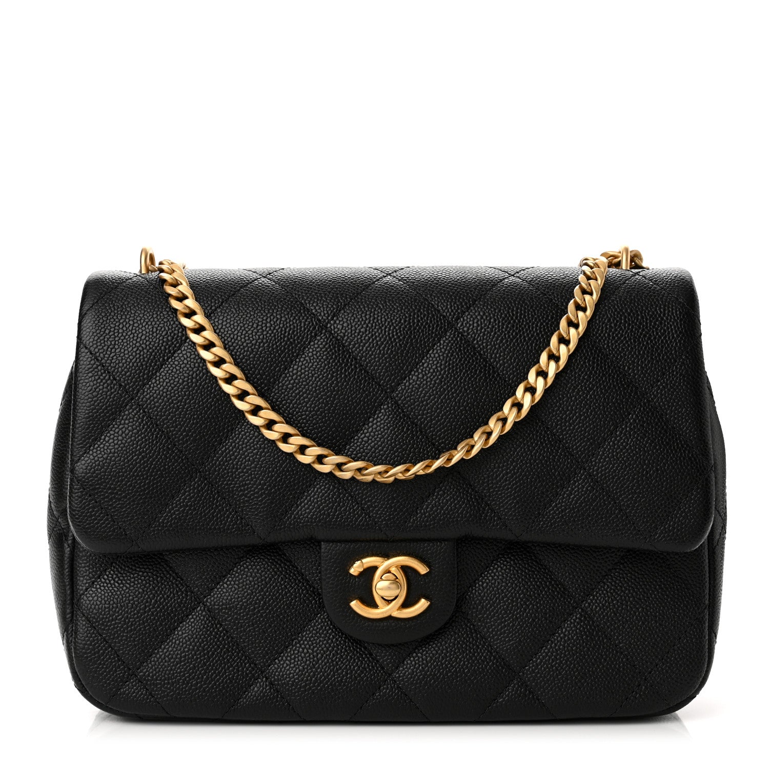 Chanel Caviar Quilted Sweetheart Flap Black 1 of 11