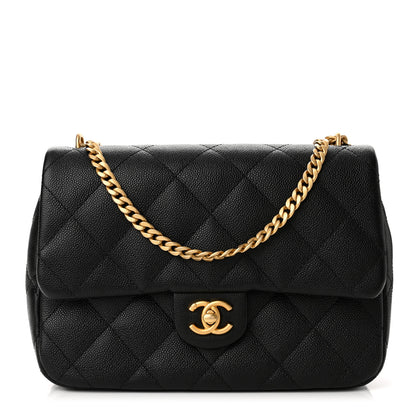Chanel Caviar Quilted Sweetheart Flap Black 1 of 11