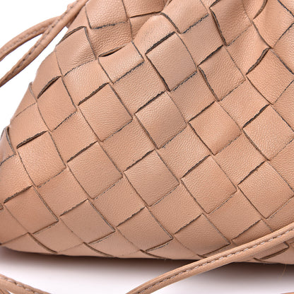 Bottega Veneta Nappa Intrecciato The Mini Pouch Almond 11 of 12