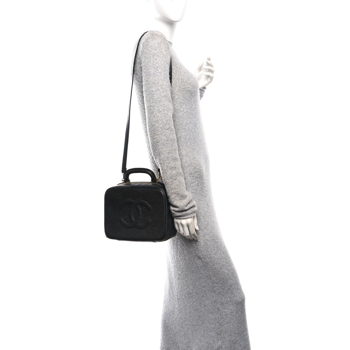 Caviar Timeless CC Vanity Case Black