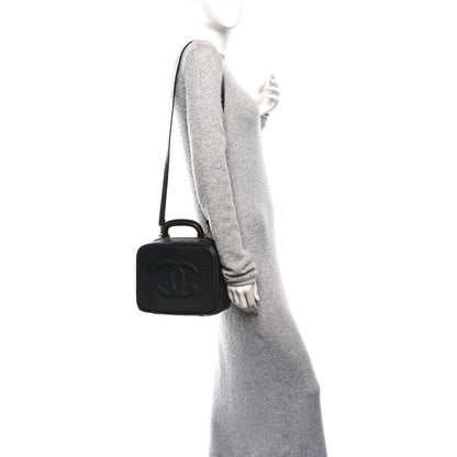 Chanel Caviar Timeless CC Vanity Case Black 2 of 11
