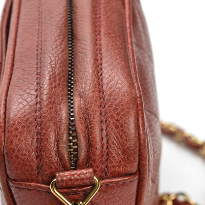 Chanel Caviar Quilted Camera Case Red 10 of 13